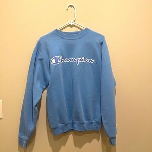 Light blue Champion crew neck!!